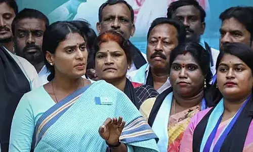 ತೆಲಂಗಾಣ ವಿಧಾನಸಭಾ ಚುನಾವಣೆ: ಕಾಂಗ್ರೆಸ್ ಪಕ್ಷಕ್ಕೆ ಕೈಕೊಟ್ಟ ವೈ.ಎಸ್.ಶರ್ಮಿಳಾ