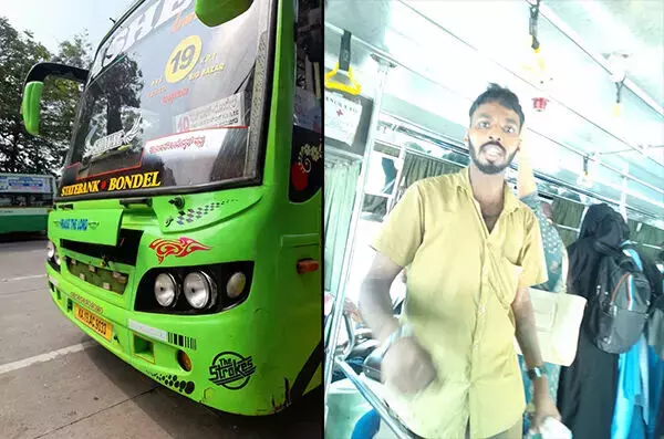 ಮಂಗಳೂರು: ವಕೀಲೆಗೆ ನಿಂದಿಸಿ ಮಾನಸಿಕ ಕಿರುಕುಳ ನೀಡಿದ ಪ್ರಕರಣ; ಬಸ್ ಚಾಲಕ-ಕಂಡೆಕ್ಟರ್ ಬಂಧನ ಮಂಗಳೂರು: ವಕೀಲೆಗೆ ನಿಂದಿಸಿ ಮಾನಸಿಕ ಕಿರುಕುಳ ನೀಡಿದ ಪ್ರಕರಣ; ಬಸ್ ಚಾಲಕ-ಕಂಡೆಕ್ಟರ್ ಬಂಧನ