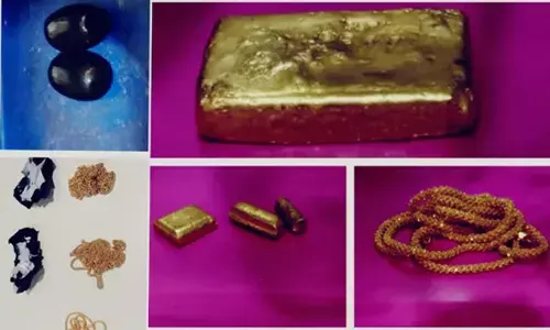 ಕೆಂಪೇಗೌಡ ವಿಮಾನ ನಿಲ್ದಾಣದಲ್ಲಿ ಅಕ್ರಮವಾಗಿ ಸಾಗಿಸುತ್ತಿದ್ದ 1 ಕೋಟಿ ರೂ. ಮೌಲ್ಯದ ಚಿನ್ನ ವಶ