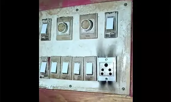 ವಾಮಂಜೂರು: ಸಿಡಿಲು ಬಡಿದು ಮನೆಗೆ ಹಾನಿ