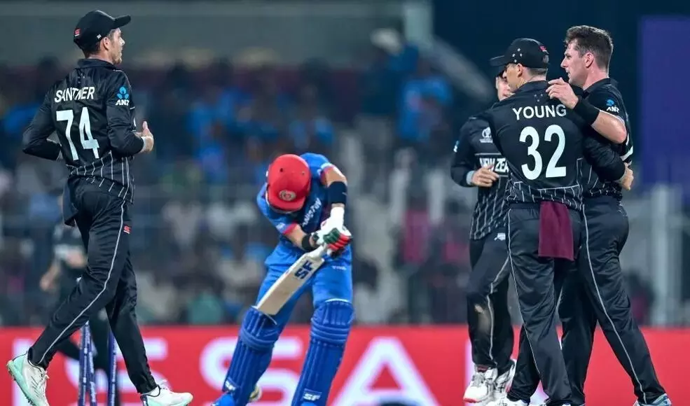 ಕಿವೀಸ್ ಬೌಲಿಂಗ್ ದಾಳಿಗೆ ತರಗೆಲೆಗಳಂತೆ ಉದುರಿದ ಅಫ್ಘಾನ್ ವಿಕೆಟ್ ಗಳು