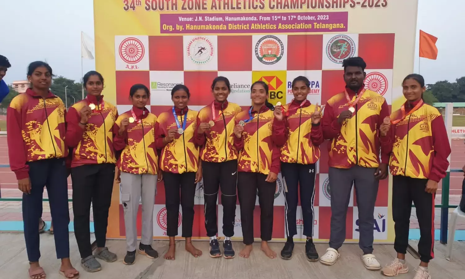 34ನೇ ದಕ್ಷಿಣವಲಯ ಜೂನಿಯರ್ ಅಥ್ಲೆಟಿಕ್ಸ್ ಚಾಂಪಿಯನ್‍ಶಿಪ್: ಆಳ್ವಾಸ್‍ಗೆ 9 ಪದಕ