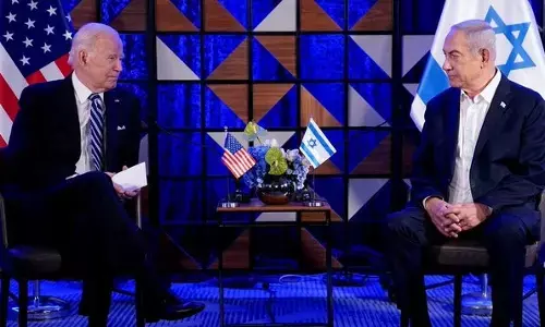 ಗಾಝಾ ಆಸ್ಪತ್ರೆ ಮೇಲಿನ ದಾಳಿ ಇಸ್ರೇಲ್ ಮಾಡಿದ್ದಲ್ಲ, ಅದು ಬೇರೆ ತಂಡದ ಕೃತ್ಯ: ಬೈಡನ್