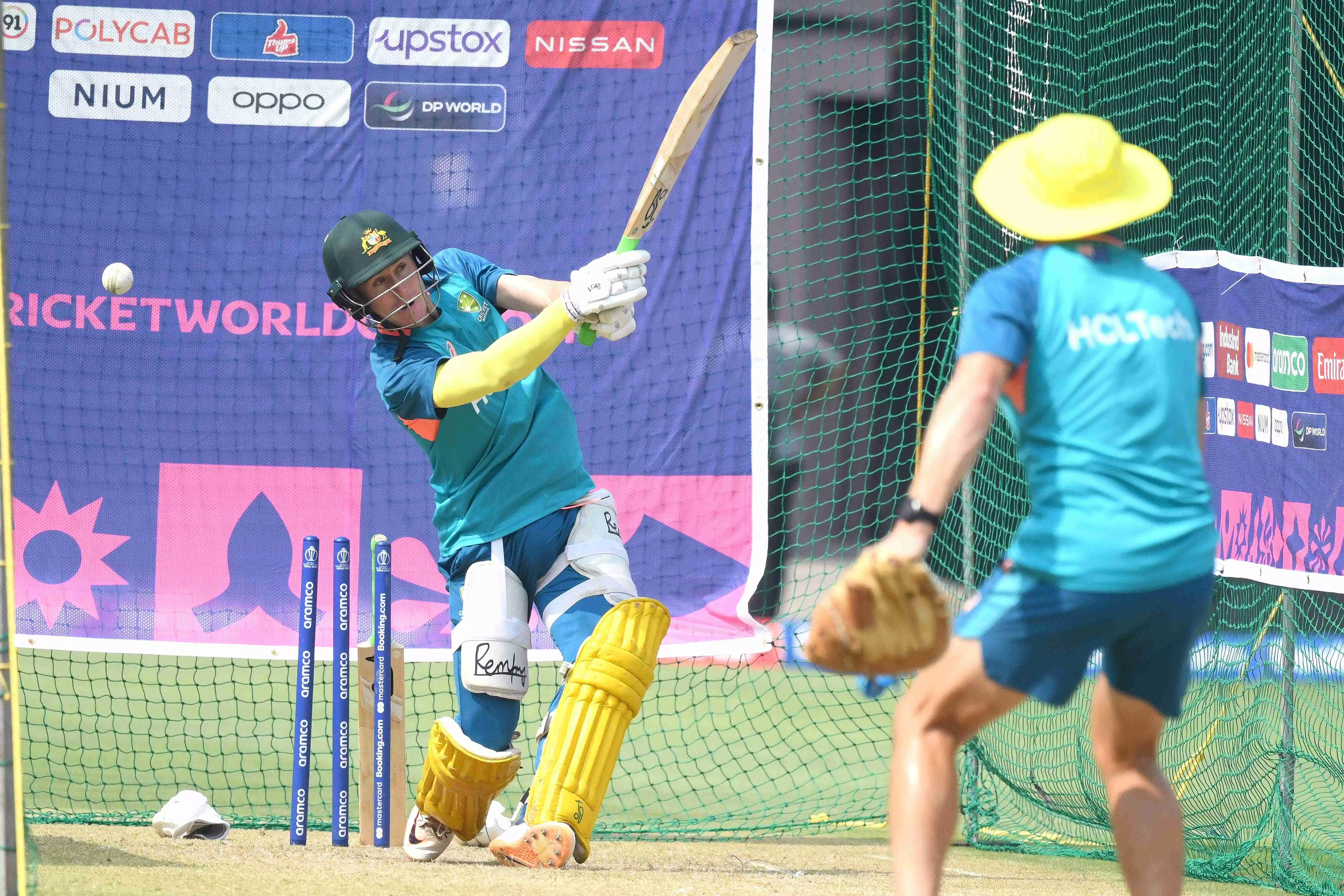 Photos | ಚಿನ್ನಸ್ವಾಮಿ ಕ್ರೀಡಾಂಗಣದಲ್ಲಿ ಆಸ್ಟ್ರೇಲಿಯಾ ಆಟಗಾರರ ಅಭ್ಯಾಸ