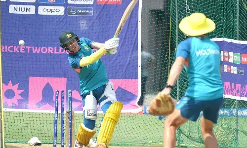 Photos | ಚಿನ್ನಸ್ವಾಮಿ ಕ್ರೀಡಾಂಗಣದಲ್ಲಿ ಆಸ್ಟ್ರೇಲಿಯಾ ಆಟಗಾರರ ಅಭ್ಯಾಸ