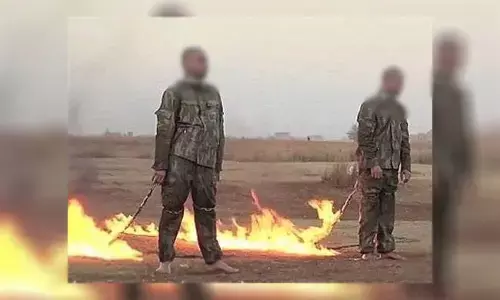 Fact Check - ಸಿರಿಯಾದ ಹಳೆಯ ವೀಡಿಯೊವನ್ನು ಹಮಾಸ್ ಇಸ್ರೇಲಿ ಸೈನಿಕರನ್ನು ಜೀವಂತವಾಗಿ ಸುಡುತ್ತಿದೆ ಎಂದು ವೈರಲ್