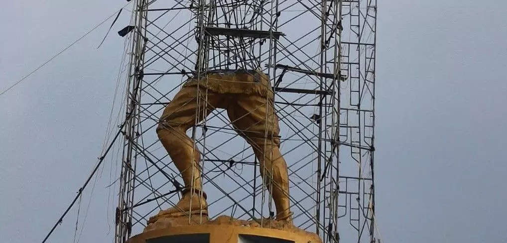 ಪರಶುರಾಮನ ಪ್ರತಿಮೆಗೆ ಸುತ್ತಿಗೆಯಿಂದ ಹೊಡೆದು ಹಾನಿ: ಪ್ರಕರಣ ದಾಖಲು