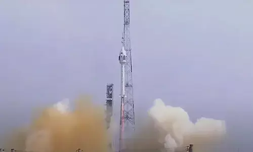 ಗಗನಯಾನ ಪರೀಕ್ಷಾ ಅಭಿಯಾನ ಯಶಸ್ವಿ: ಬಂಗಾಳ ಕೊಲ್ಲಿಯಲ್ಲಿ ಇಳಿದ ಕ್ರೂ ಎಸ್ಕೇಪ್ ಮಾಡ್ಯೂಲ್