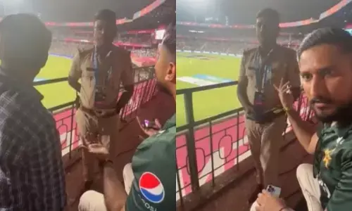 ಬೆಂಗಳೂರು: ಪಾಕಿಸ್ತಾನ್ ಝಿಂದಾಬಾದ್ ಘೋಷಣೆ ಕೂಗದಂತೆ ಪಾಕಿಸ್ತಾನಿಯನ್ನು ತಡೆದ ಪೊಲೀಸ್ ಅಧಿಕಾರಿ