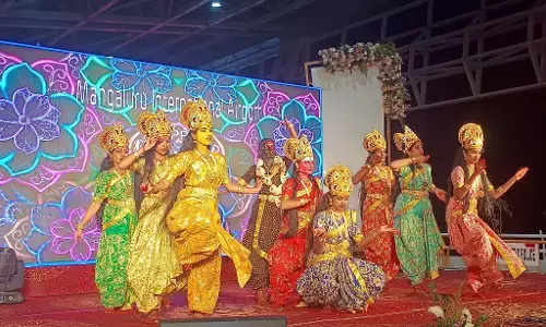 ಮಂಗಳೂರು ವಿಮಾನ ನಿಲ್ದಾಣದಲ್ಲಿ ದಸರಾ ಸಂಭ್ರಮ