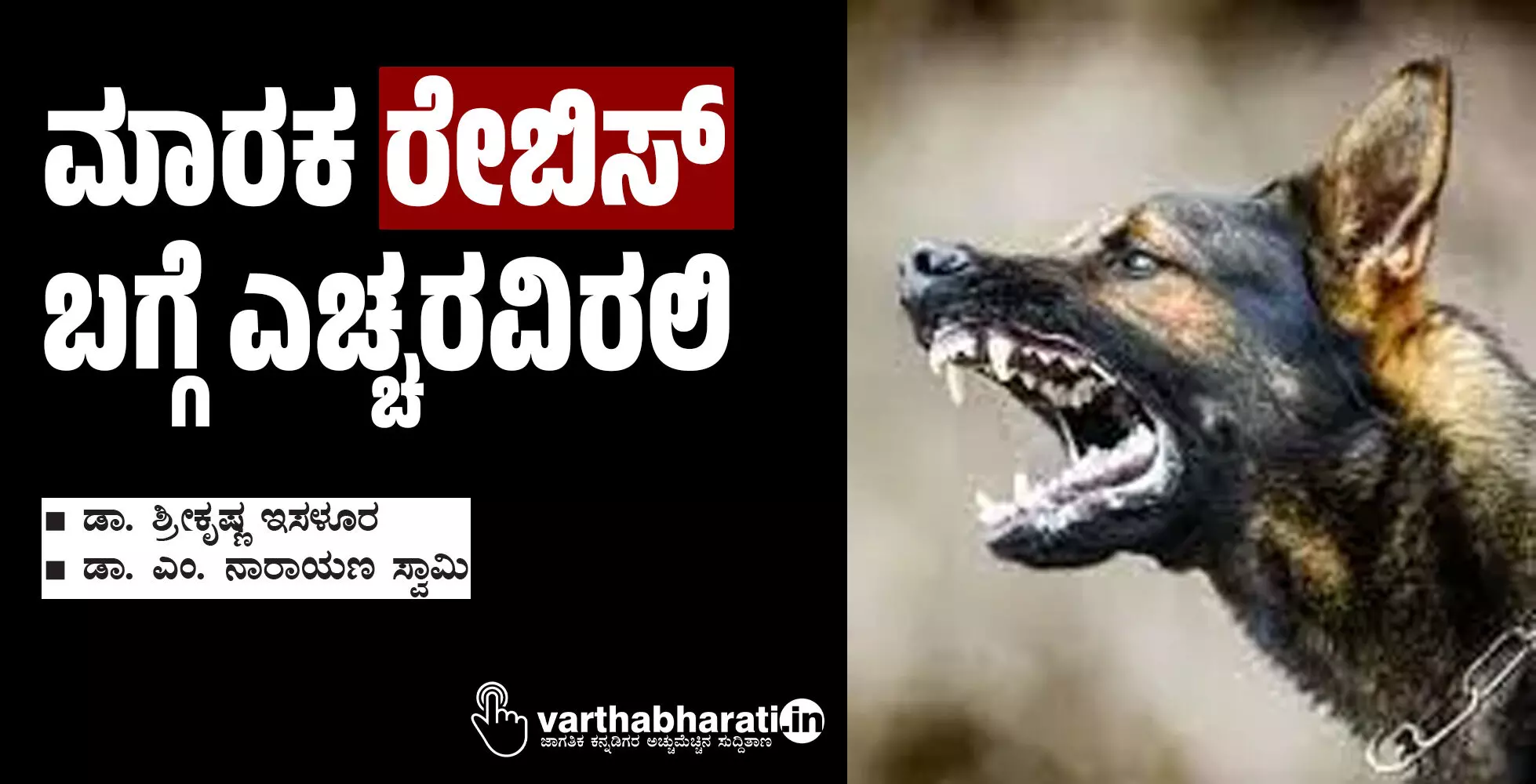 ಮಾರಕ ರೇಬಿಸ್ ಬಗ್ಗೆ ಎಚ್ಚರವಿರಲಿ
