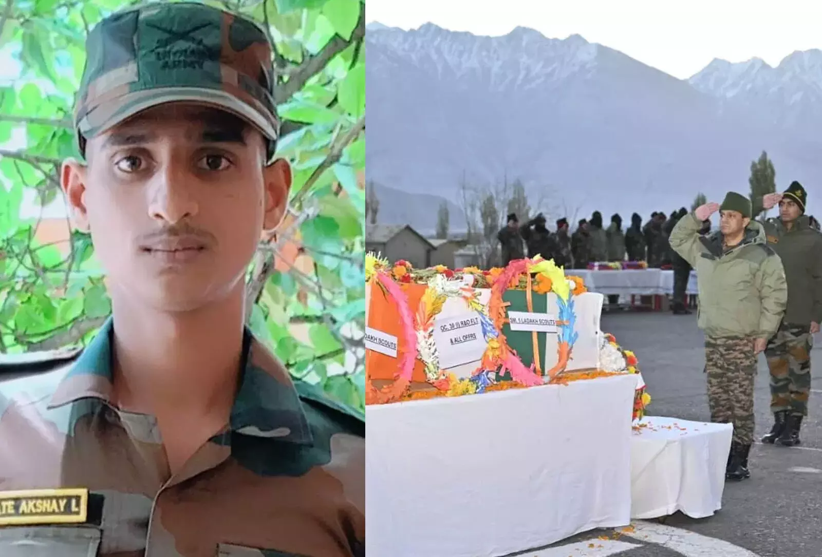 ಸಿಯಾಚಿನ್ ಪ್ರಾಂತ್ಯದಲ್ಲಿ ಮೃತಪಟ್ಟ ಅಗ್ನಿವೀರ್ ಯೋಧ; ಭಾರತೀಯ ಸೇನೆಯಿಂದ ಗೌರವ ಸಲ್ಲಿಕೆ