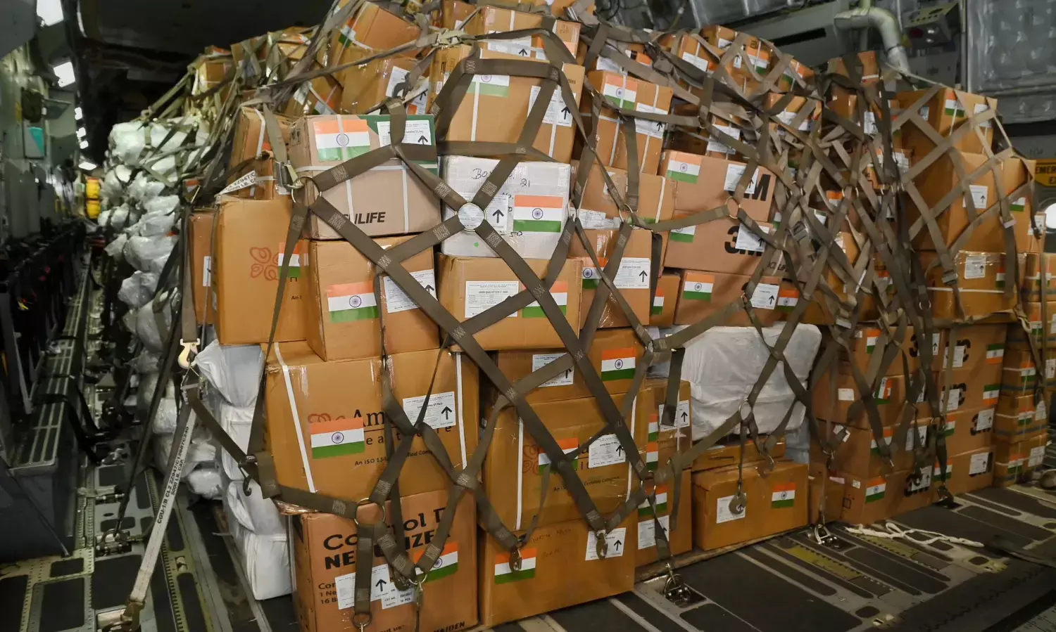 ಯುದ್ಧಪೀಡಿತ ಗಾಝಾಗೆ ನೆರವು ಸಾಮಾಗ್ರಿಗಳನ್ನು ರವಾನಿಸಿದ ಭಾರತ