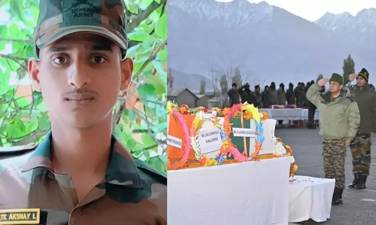 ಸಿಯಾಚಿನ್ ಪ್ರಾಂತ್ಯದಲ್ಲಿ ಮೃತಪಟ್ಟ ಅಗ್ನಿವೀರ್ ಯೋಧ; ಭಾರತೀಯ ಸೇನೆಯಿಂದ ಗೌರವ ಸಲ್ಲಿಕೆ