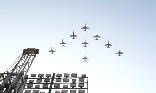 ಮೈಸೂರು ದಸರಾ ʼಏರ್‌ಶೋʼ ರಿಹರ್ಸಲ್‌ ಹೇಗಿದೆ?- ಚಿತ್ರಗಳಲ್ಲಿ ನೋಡಿ