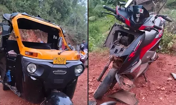 ವಿಟ್ಲ : ದ್ವಿಚಕ್ರ ವಾಹನ - ರಿಕ್ಷಾ ನಡುವೆ ಅಪಘಾತ, ಓರ್ವ ಮೃತ್ಯು