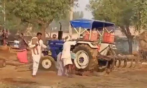 ಜಮೀನು ವಿವಾದ: ವ್ಯಕ್ತಿಯ ಮೇಲೆ ಟ್ರ್ಯಾಕ್ಟರ್ ಹರಿಸಿ ಕೊಲೆ