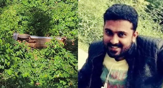 ಮೂಡಿಗೆರೆ | ಪ್ರಪಾತಕ್ಕೆ ಬಿದ್ದ ಕಾರು; ಚಾಲಕ ಸ್ಥಳದಲ್ಲೇ ಮೃತ್ಯು