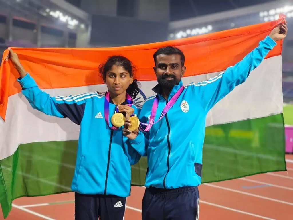 ಪ್ಯಾರಾ ಏಷ್ಯನ್ ಗೇಮ್ಸ್ : ಚಿನ್ನದ ಪದಕ ಗೆದ್ದ ಮೂಡಿಗೆರೆಯ ರಕ್ಷಿತಾ ರಾಜು ಪ್ಯಾರಾ ಏಷ್ಯನ್ ಗೇಮ್ಸ್ : ಚಿನ್ನದ ಪದಕ ಗೆದ್ದ ಮೂಡಿಗೆರೆಯ ರಕ್ಷಿತಾ ರಾಜು