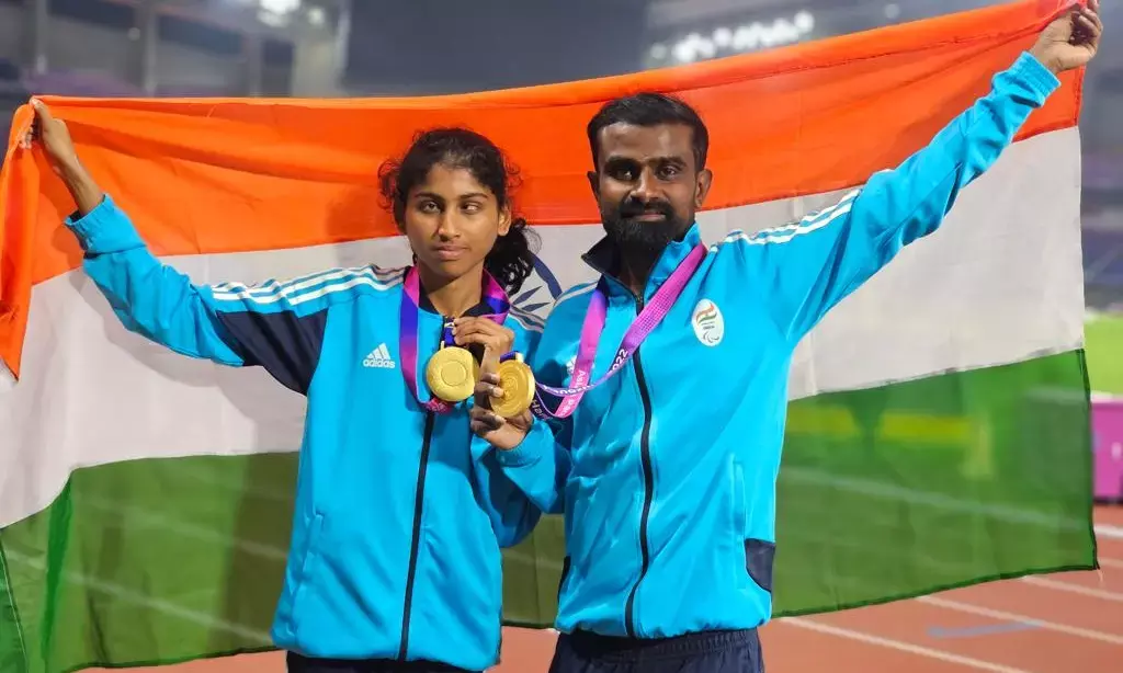 ಪ್ಯಾರಾ ಏಷ್ಯನ್ ಗೇಮ್ಸ್ : ಚಿನ್ನದ ಪದಕ ಗೆದ್ದ ಮೂಡಿಗೆರೆಯ ರಕ್ಷಿತಾ ರಾಜು