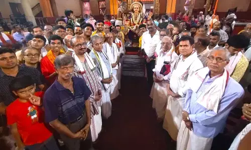 ಉಡುಪಿ ಎಲ್‌ವಿಟಿ ದೇವಳದ ಶಾರದ ದೇವಿ ವಿಸರ್ಜನೆ