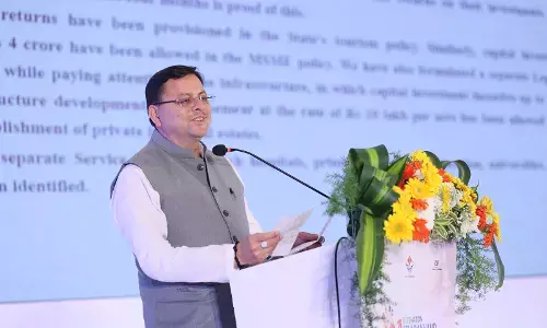 ಚೆನ್ನೈ ರೋಡ್ ಶೋನಲ್ಲಿ ಉತ್ತರಾಖಂಡ್ ಸಿಎಂ ಪುಷ್ಕರ್ ಸಿಂಗ್ ಧಾಮಿ