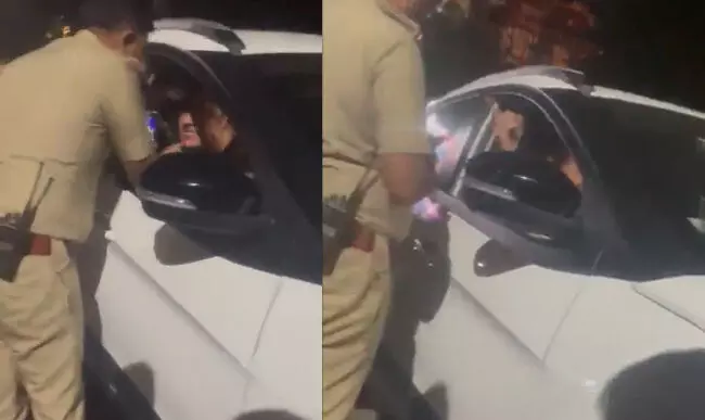 ಬೆಂಗಳೂರು | ಪೊಲೀಸ್ ಅಧಿಕಾರಿ ಮುಸ್ಲಿಮ್‌ ಎಂದು ನಿಂದಿಸಿದ ಫ್ಯಾಷನ್ ಡಿಸೈನರ್ ಪ್ರಸಾದ್ ಬಿದ್ದಪ್ಪ ಪುತ್ರ; ವೀಡಿಯೊ ವೈರಲ್