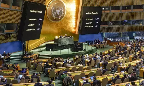 ಇಸ್ರೇಲ್-ಹಮಾಸ್ ನಡುವೆ ಮಾನವೀಯ ಕದನ ವಿರಾಮ: ವಿಶ್ವಸಂಸ್ಥೆ ನಿರ್ಣಯ ಅಂಗೀಕಾರ