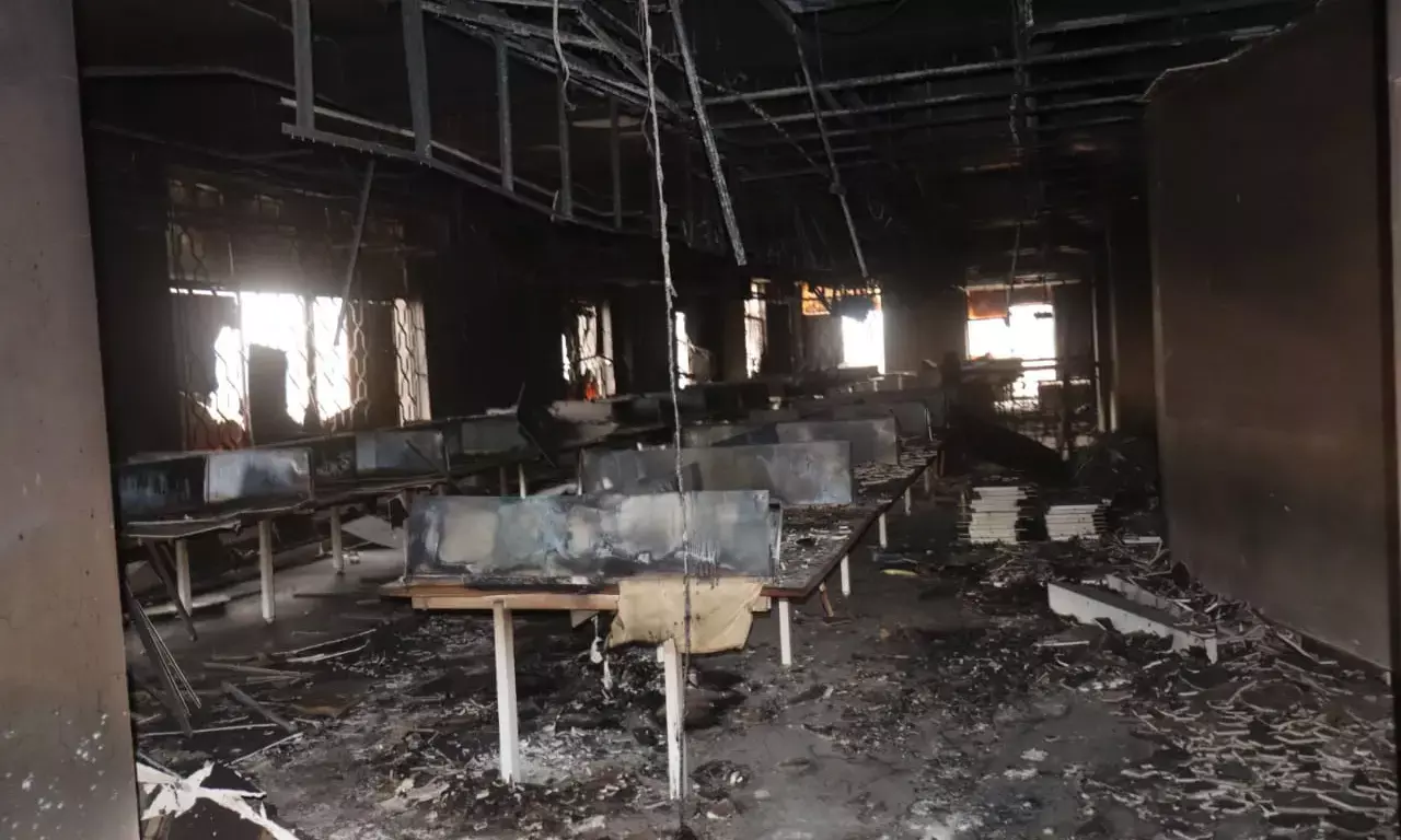 ಹಜ್ ಭವನದಲ್ಲಿ ಅಗ್ನಿ ಆಕಸ್ಮಿಕ: ತನಿಖಾ ವರದಿ ನೀಡುವಂತೆ ಪೊಲೀಸರಿಗೆ ದೂರು