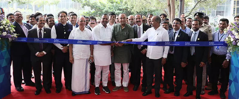 ವೈಟ್ ಫೀಲ್ಡ್ ನಲ್ಲಿ 506 ಹಾಸಿಗೆಗಳ ಮಲ್ಟಿ-ಸ್ಪೆಷಾಲಿಟಿ ಆಸ್ಪತ್ರೆ ಆರಂಭಿಸಿದ ಆಸ್ಟರ್ ಡಿಎಂ ಹೆಲ್ತ್ ಕೇರ್ ವೈಟ್ ಫೀಲ್ಡ್ ನಲ್ಲಿ 506 ಹಾಸಿಗೆಗಳ ಮಲ್ಟಿ-ಸ್ಪೆಷಾಲಿಟಿ ಆಸ್ಪತ್ರೆ ಆರಂಭಿಸಿದ ಆಸ್ಟರ್ ಡಿಎಂ ಹೆಲ್ತ್ ಕೇರ್