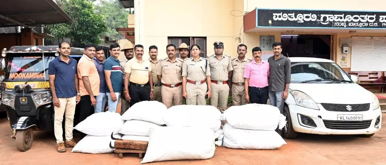 ಪುತ್ತೂರು: ಅಡಕೆ ಕಳ್ಳತನ ಪ್ರಕರಣ; ನಾಲ್ವರು ಆರೋಪಿಗಳ ಬಂಧನ