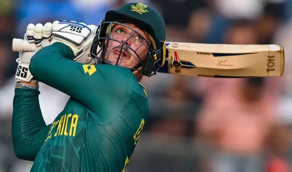 ವಿಶ್ವಕಪ್| ಡಿಕಾಕ್, ಡುಸ್ಸೆನ್ ಶತಕದ ಆಟ: 358 ರನ್ ಗುರಿ ಪಡೆದ ನ್ಯೂಝಿಲ್ಯಾಂಡ್ ವಿಶ್ವಕಪ್| ಡಿಕಾಕ್, ಡುಸ್ಸೆನ್ ಶತಕದ ಆಟ: 358 ರನ್ ಗುರಿ ಪಡೆದ ನ್ಯೂಝಿಲ್ಯಾಂಡ್