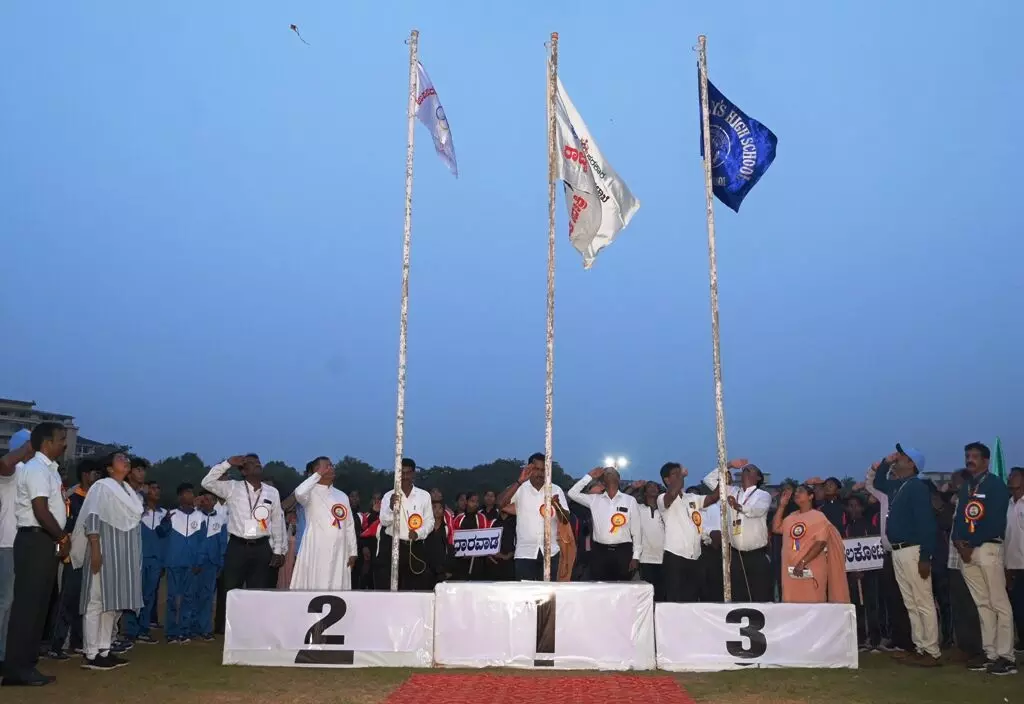 ಉಡುಪಿ: ಶಾಲಾ ಬಾಲಕ-ಬಾಲಕಿಯರ ರಾಜ್ಯ ಮಟ್ಟದ ಕ್ರೀಡಾಕೂಟಕ್ಕೆ ಚಾಲನೆ ಉಡುಪಿ: ಶಾಲಾ ಬಾಲಕ-ಬಾಲಕಿಯರ ರಾಜ್ಯ ಮಟ್ಟದ ಕ್ರೀಡಾಕೂಟಕ್ಕೆ ಚಾಲನೆ