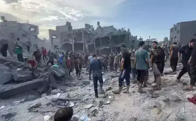 ಗಾಝಾ ನಿರಾಶ್ರಿತರ ಶಿಬಿರದಲ್ಲಿ 195 ಫೆಲೆಸ್ತೀನೀಯರ ಮೃತ್ಯು: ಹಮಾಸ್