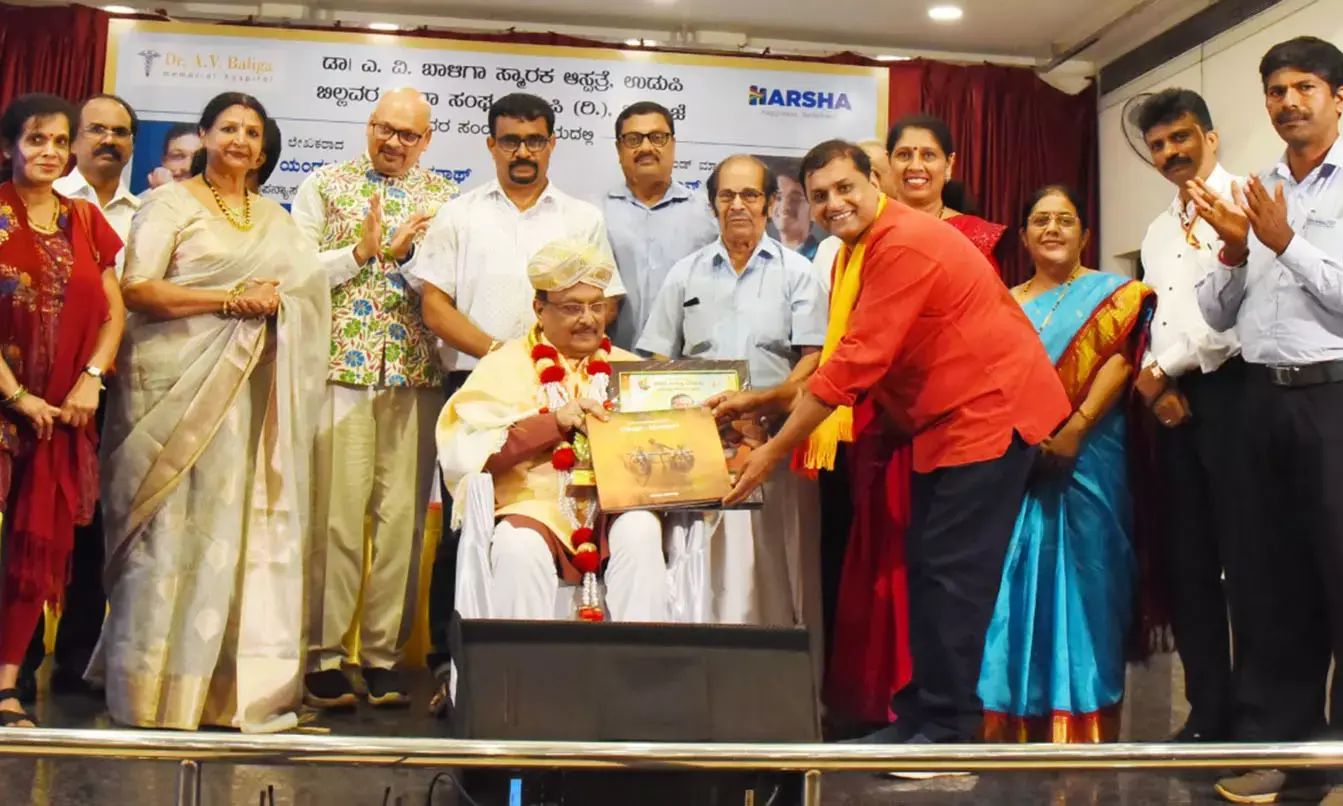 ಉಡುಪಿ: ಕಸಾಪದಿಂದ ಯಂಡಮೂರಿಗೆ ಗೌರವ