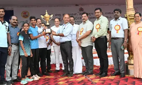 14 ವರ್ಷದೊಳಗಿನವರ ರಾಜ್ಯಮಟ್ಟದ ಶಾಲಾ ಕ್ರೀಡಾಕೂಟ: ದಕ್ಷಿಣ ಕನ್ನಡ ಜಿಲ್ಲಾ ತಂಡ ಸಮಗ್ರ ಚಾಂಪಿಯನ್