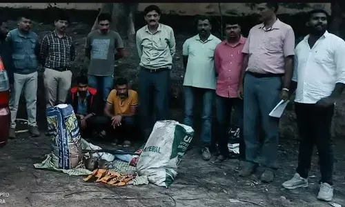 ಜಿಂಕೆ ಬೇಟೆ; ಇಬ್ಬರು ಆರೋಪಿಗಳ ಬಂಧನ, ಮೂವರು ಪರಾರಿ