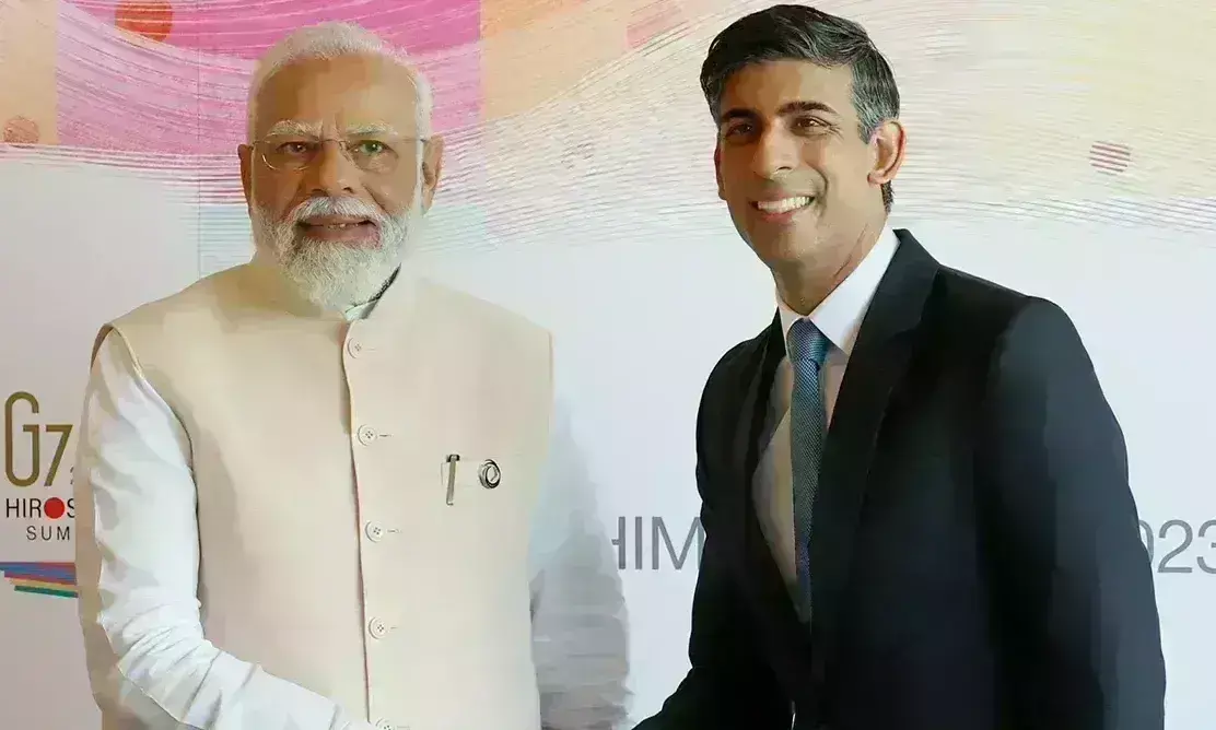 ಇಸ್ರೇಲ್-ಹಮಾಸ್ ಸಂಘರ್ಷ: ಪ್ರಧಾನಿ ಮೋದಿ ಮತ್ತು ಬ್ರಿಟನ್ ಪ್ರಧಾನಿ ಸುನಕ್ ನಡುವೆ ಚರ್ಚೆ