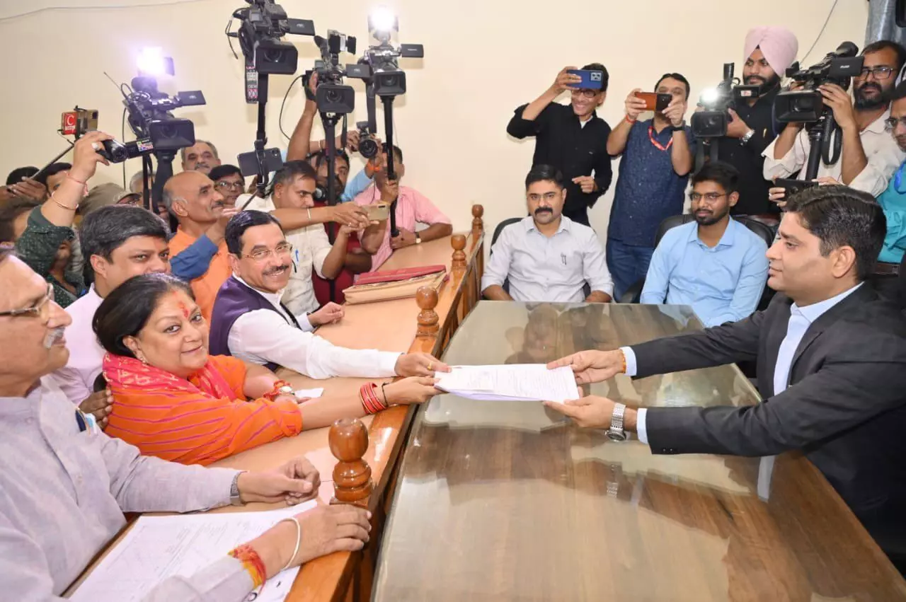 ರಾಜಸ್ಥಾನದ ಕದನ ಕುತೂಹಲ: ವಸುಂಧರ ರಾಜೇ ಕಣಕ್ಕೆ