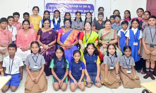 ಉಡುಪಿ: ಗ್ರಂಥಾಲಯದಲ್ಲಿ ವಿದ್ಯಾರ್ಥಿಗಳಿಗೆ ವಿವಿಧ ಸ್ಪರ್ಧೆ