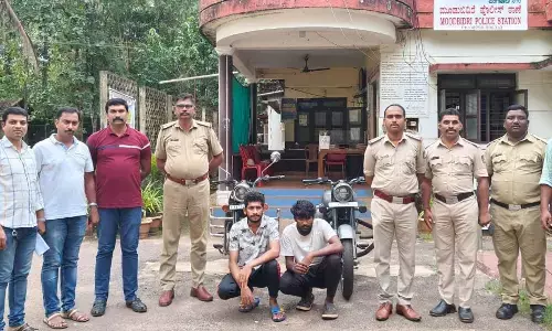 ಮೂಡುಬಿದಿರೆ: ಬೈಕ್ ಕಳವು ಪ್ರಕರಣ; ಇಬ್ಬರ ಸೆರೆ