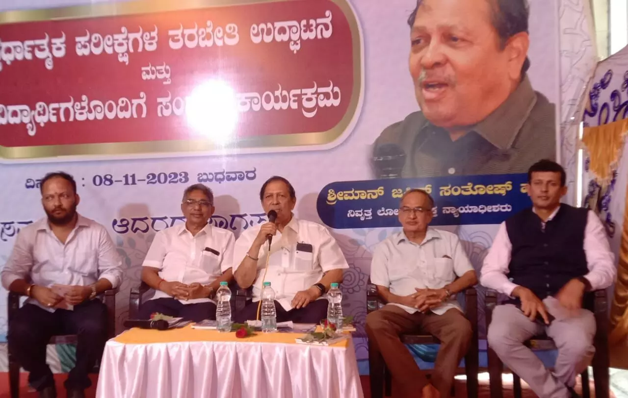 ರಾಜಕೀಯ ಕಾರಣಗಳಿಗಾಗಿ ಮೀಸಲಾತಿ ಇಂದಿಗೂ ಮುಂದುವರಿದಿದೆ: ನಿವೃತ್ತ ಲೋಕಾಯುಕ್ತ ಸಂತೋಷ್ ಹೆಗ್ಡೆ