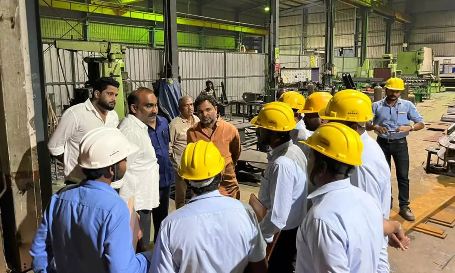 ರೈಲ್ವೆ ಸೇತುವೆ ನಿರ್ಮಾಣ ಘಟಕಕ್ಕೆ ಶಾಸಕ ಯಶ್ಪಾಲ್ ಭೇಟಿ, ಪರಿಶೀಲನೆ