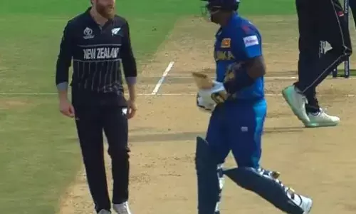 ಟೈಮ್ಡ್ ಔಟ್ ವಿವಾದಕ್ಕೆ ಸಂಬಂಧಿಸಿದಂತೆ ಮ್ಯಾಥ್ಯೂಸ್ ರನ್ನು ಕಿಚಾಯಿಸಿದ ನೂಝಿಲ್ಯಾಂಡ್ ಕ್ರಿಕೆಟಿಗರು