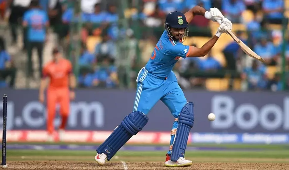 ಅಯ್ಯರ್‌ ಗೆ ವಿಶ್ವಕಪ್‌ನ ಚೊಚ್ಚಲ ಶತಕದ ʼಶ್ರೇಯಸ್ಸುʼ