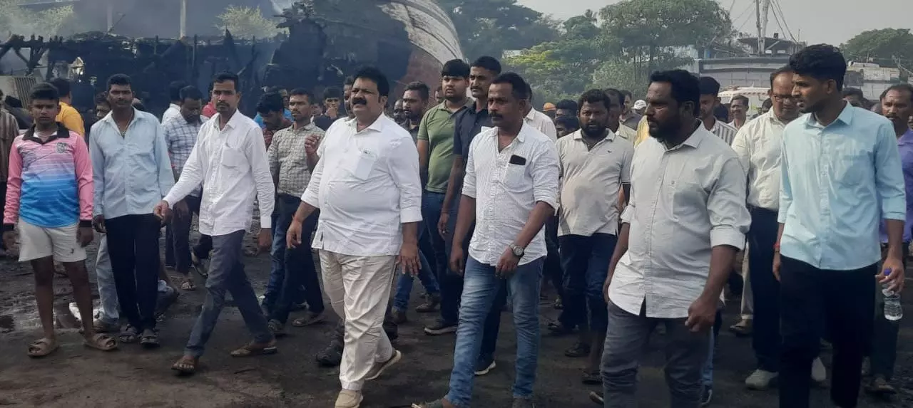 ಗಂಗೊಳ್ಳಿ ಅಗ್ನಿ ದುರಂತ; ಗರಿಷ್ಠ ಪರಿಹಾರಕ್ಕೆ ಪ್ರಯತ್ನ: ಸಚಿವ ಮಂಕಾಳ ವೈದ್ಯ