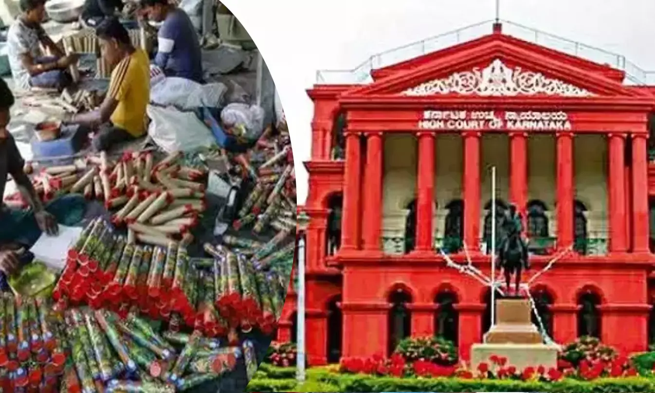 600 ಕೆಜಿಗೂ ಹೆಚ್ಚು ಪಟಾಕಿ ಸಂಗ್ರಹ, ಮಾರಾಟಕ್ಕೆ ಡಿಸಿ ಅವಕಾಶ ನೀಡುವಂತಿಲ್ಲ: ಹೈಕೋರ್ಟ್