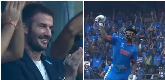 ನಾನು ಸರಿಯಾದ ಸಮಯಕ್ಕೆ ಭಾರತಕ್ಕೆ ಬಂದಿದ್ದೇನೆ: ಕೊಹ್ಲಿ ಶತಕದ ಆಟ ಮೆಚ್ಚಿದ ಬೆಕ್ ಹ್ಯಾಮ್ ನಾನು ಸರಿಯಾದ ಸಮಯಕ್ಕೆ ಭಾರತಕ್ಕೆ ಬಂದಿದ್ದೇನೆ: ಕೊಹ್ಲಿ ಶತಕದ ಆಟ ಮೆಚ್ಚಿದ ಬೆಕ್ ಹ್ಯಾಮ್