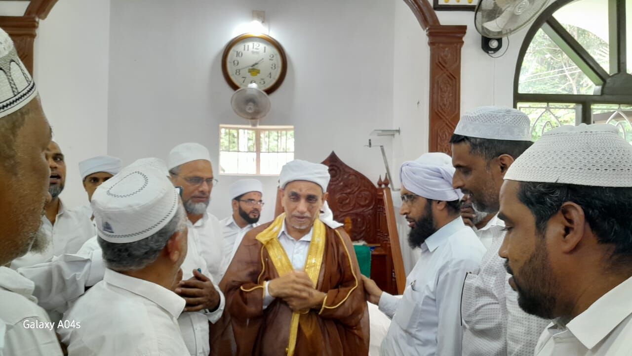 ನೆಲ್ಲಿಗುಡ್ಡೆ ನೂರುಲ್ ಹುದಾ ಜಮಾಅತಿನ ಖಾಝಿಯಾಗಿ ಖುರ್ರತುಸ್ಸಾದಾತ್ ಖುರ್ರತುಸ್ಸಾದಾತ್ ಫಝಲ್ ಕೋಯಮ್ಮ ತಂಙಳ್ ನೇಮಕ