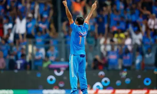 ಏಕದಿನ ವಿಶ್ವಕಪ್ : 50 ವಿಕೆಟ್ ಪಡೆದ ಭಾರತದ ಮೊದಲ ಬೌಲರ್‌ ಮುಹಮ್ಮದ್ ಶಮಿ